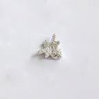 Cute CZ Honey Bee Girl 925 Sterling Silver Stud Earring(Single)