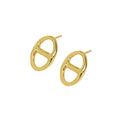 Cute Pig Nose Hollow 925 Sterling Silver Stud Earrings