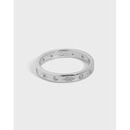 Girl CZ Stars Shining 925 Sterling Silver Ring