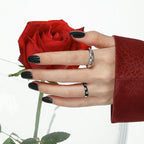 2026 New Irregular Wave 925 Sterling Silver Adjustable Ring