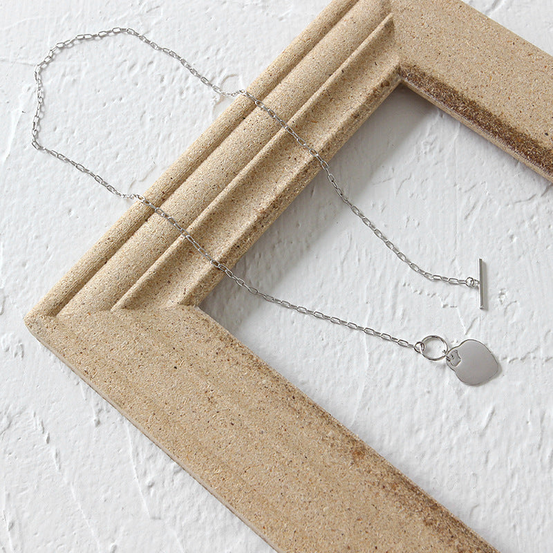 Girl Ins Heart 925 Sterling Silver Necklace