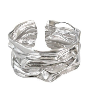 Casual Twisted Circle 925 Sterling Silver Huggie Hoop Earrings