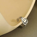 Vintage Belt 925 Sterling Silver Adjustable Ring