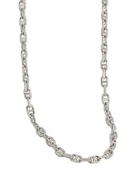 Choker Pig Nose 925 Sterling Silver Stacking Chain Necklace