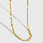 Choker Pig Nose 925 Sterling Silver Stacking Chain Necklace
