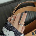 Vintage Butterfly 925 Sterling Silver Adjustable Ring