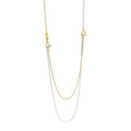 Double Layer OT Shape 925 Sterling Silver Necklace