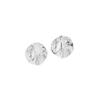 New Irregular Round 925 Sterling Silver Stud Earrings