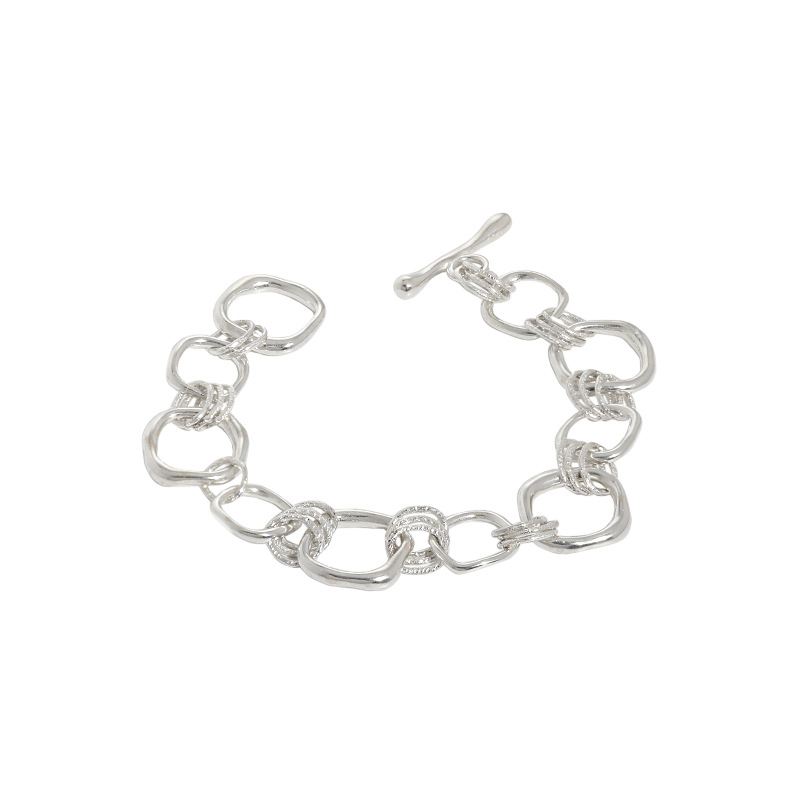 New Hollow Chain 925 Sterling Silver Bracelet