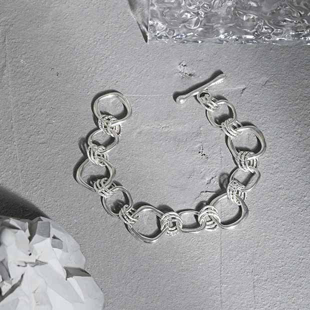 New Hollow Chain 925 Sterling Silver Bracelet