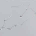 Women CZ Shining Stars 925 Sterling Silver Necklace