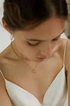 The Dragon Dinosaur 925 Sterling Silver Yellow Gold Necklace